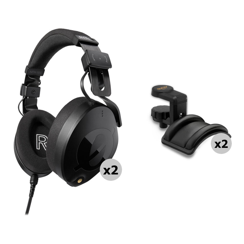 RODE NTH-100 Auriculares Profesionales Cerrados Over-Ear con Soportes para Auriculares (Ne