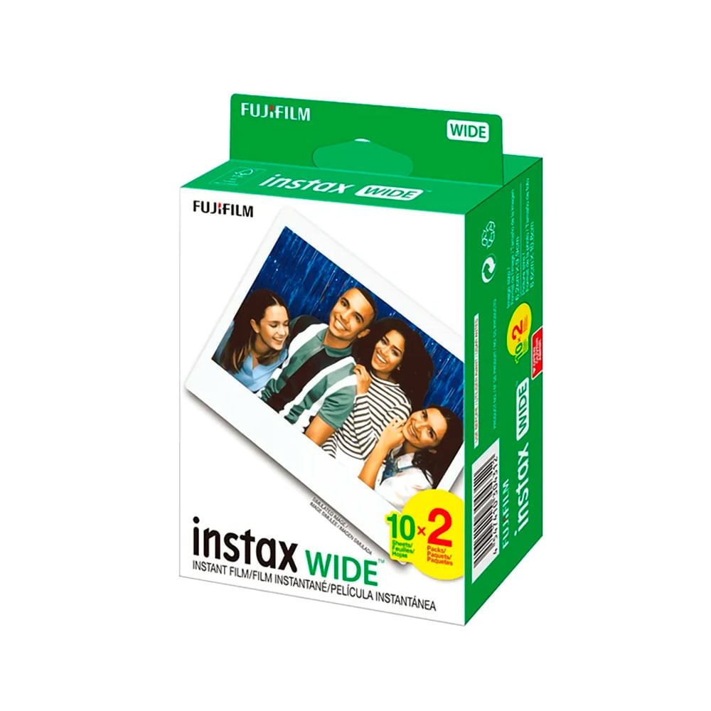 Pack de Pelicula Fujifilm Instax Wide x20und
