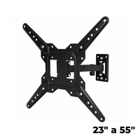 Rack Móvil para TV de 23 a 55 Pulgadas Soporta 35 kg Soportex