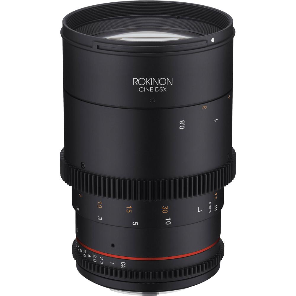 Rokinon 135mm T2.2 DSX Cine Lens - Montura Canon EF, Iris de 9 Palas, Sellado contra Clima