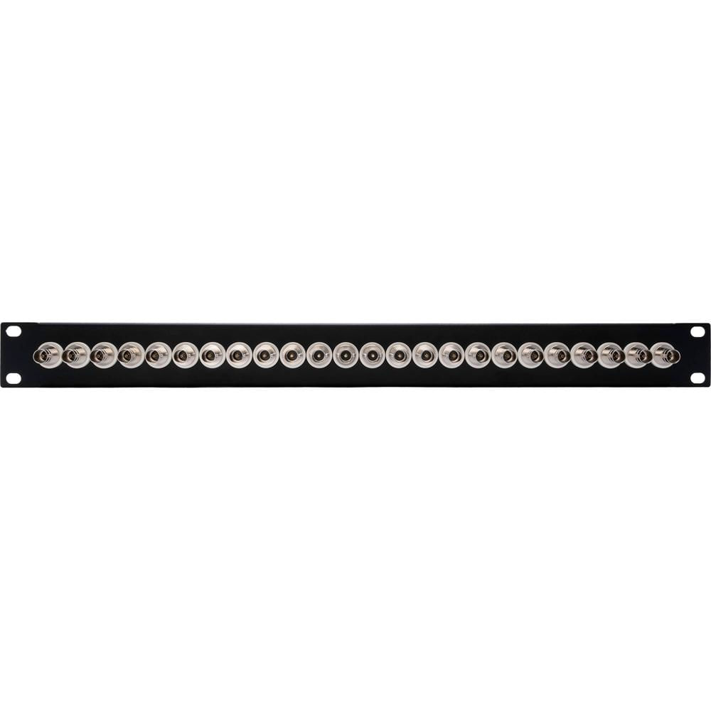 My Custom Shop Patch Panel 24 Puertos 12G-SDI BNC 1 RU con Conectores Recesados
