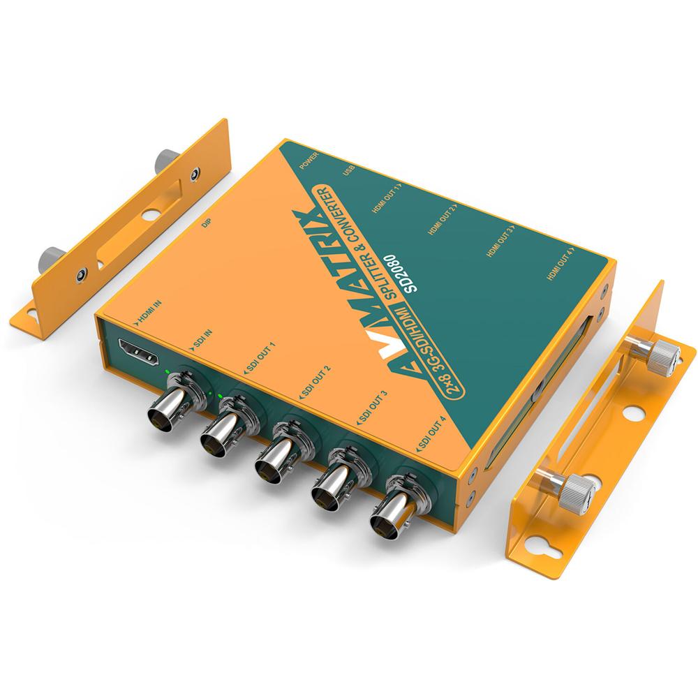 Lilliput Splitter y Convertidor 2 x 8 SDI/HDMI - Resolución hasta 1080p60, Salidas 3G-SDI