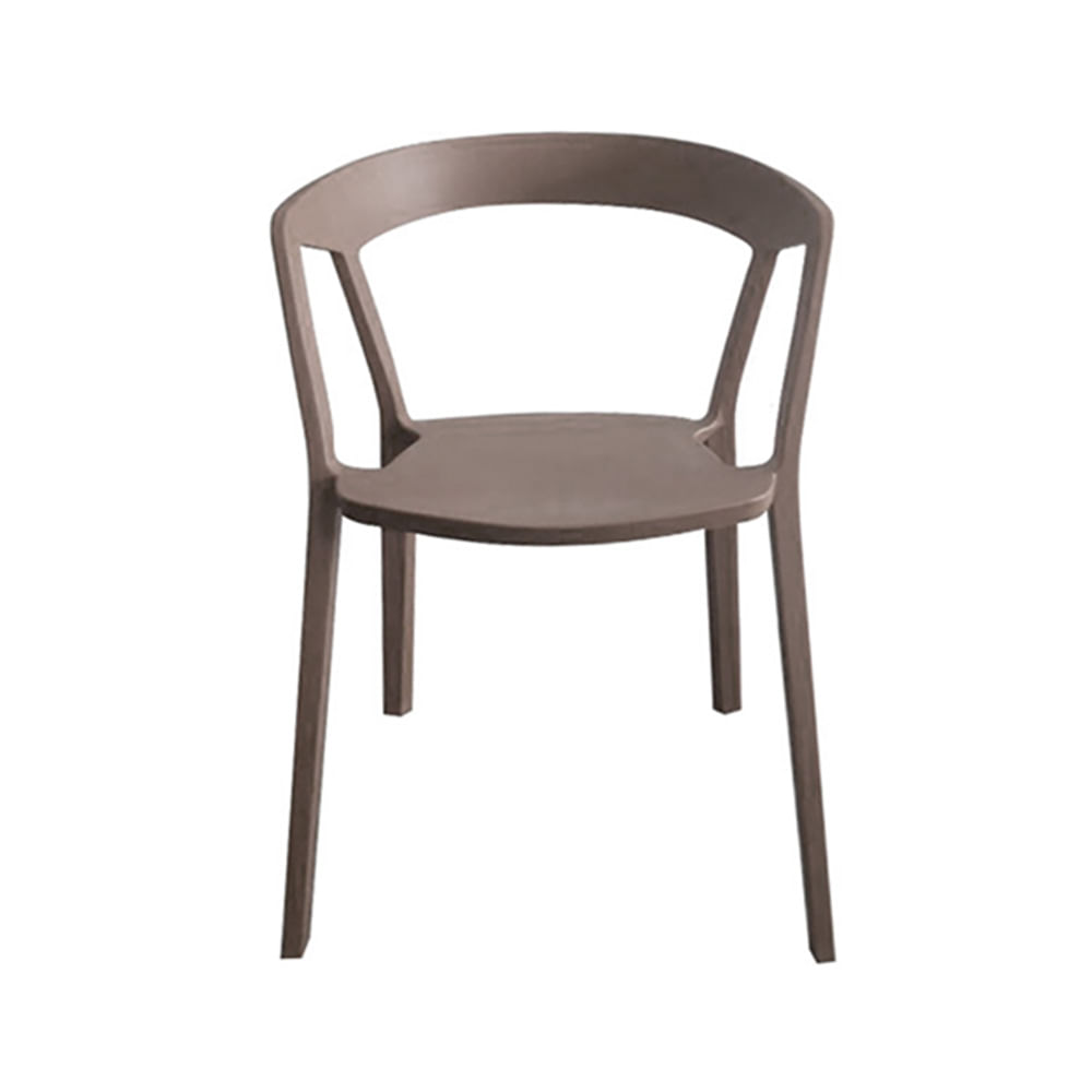 Silla Alice Gris Lisso - Ziyaz