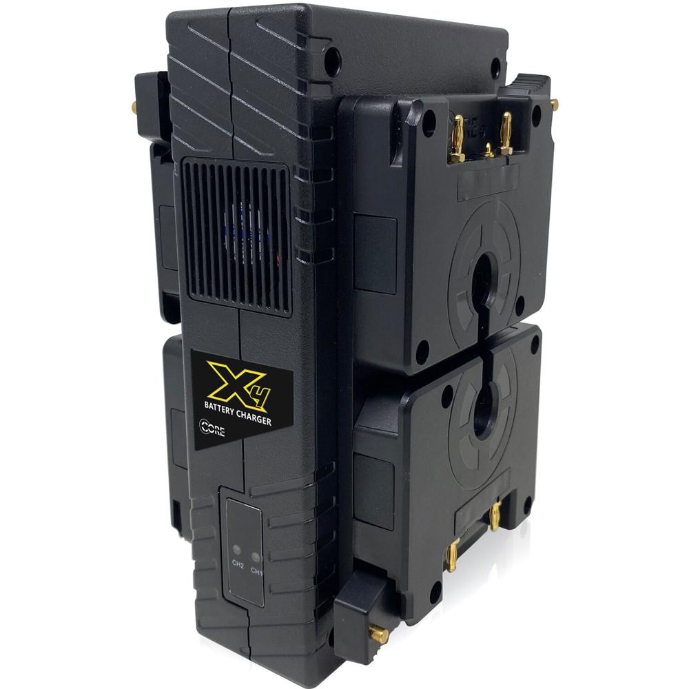 Core SWX Cargador Rápido Cuádruple Micro Gold Mount - Carga Simultánea 2 x 98Wh en 2.5