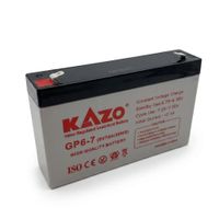 Batería Recargable KAZO 6V 7Ah de Plomo-Ácido Sellada VRLA
