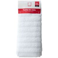 Set VIVA HOME Toalla Visita Onda Blanco x2un
