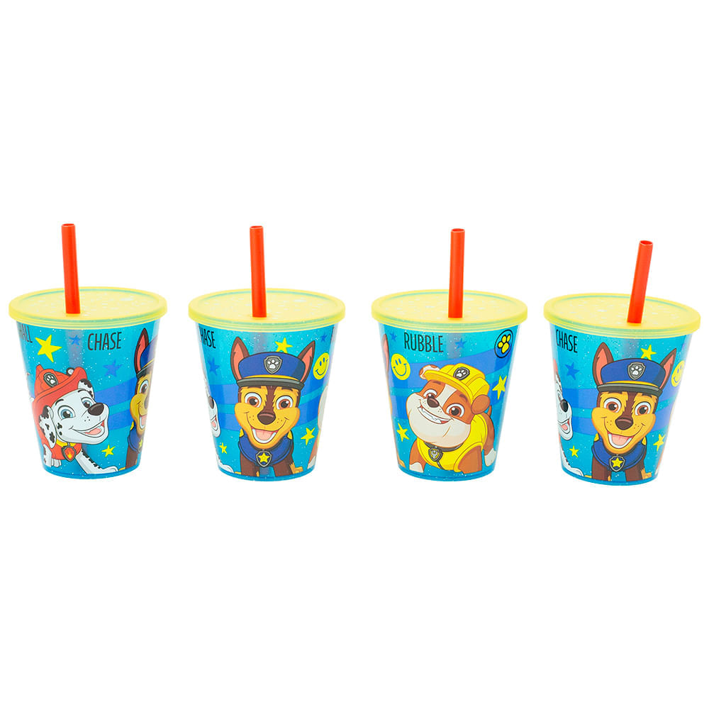 Set de Vasos PAW PATROL 285ml Boy 4pzas