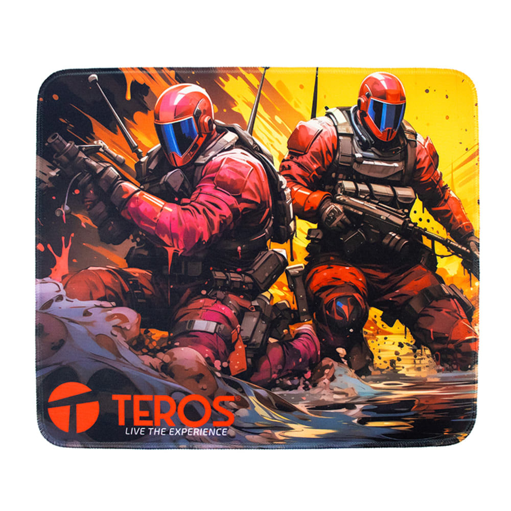 Mouse Pad Teros TE-3019S Diseño Impreso 32x27cm