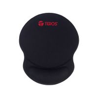 Mouse Pad Teros TE-3015S con Apoyo de Muñeca Negro