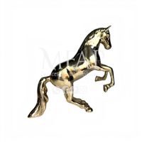 Caballo Relincho de Oro 12 cm - Fuerza y Elegancia MFAP