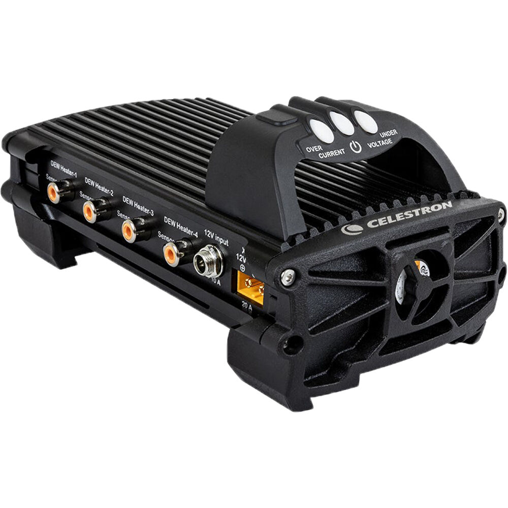 Celestron Smart DewHeater & Power Controller 4x - Controla hasta 4 calentadores de rocío,