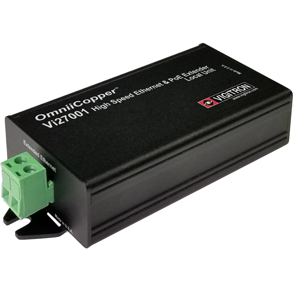 Vigitron OmniiCopper Vi27001 Receptor Ethernet PoE 1-Port 10/100 Mb/s, 3000' Alcance, 36W