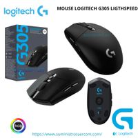 MOUSE LOGITECH G305 LIGTHSPEED WIRELESS BLACK