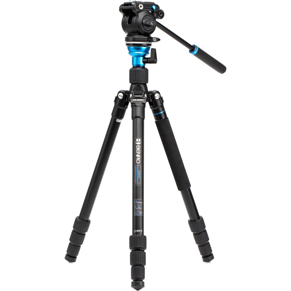 Benro Aero 2 PRO Trípode de Video de Aluminio para Viaje con Bloqueo por Giro - Capacidad