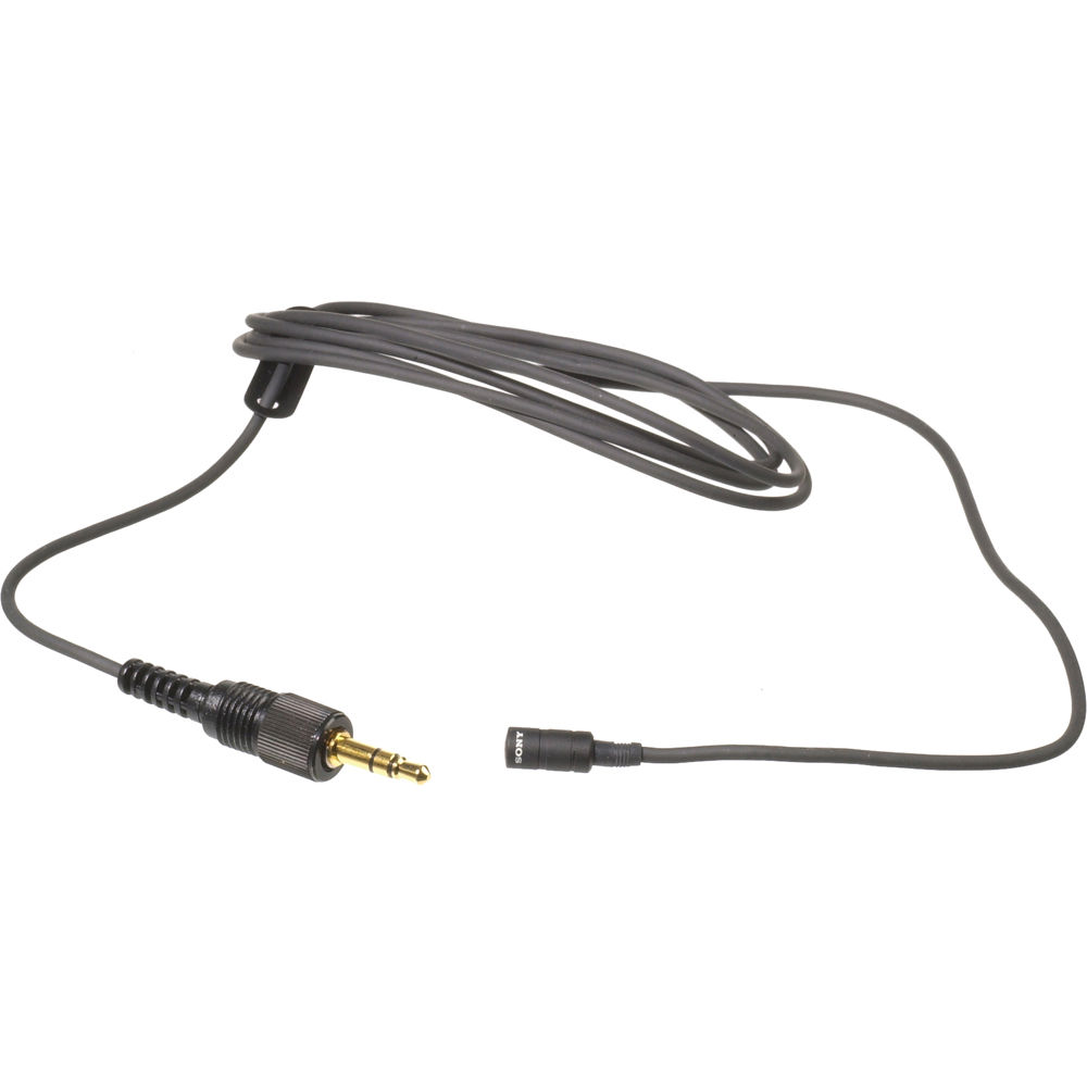 Sony ECM-77 Micrófono Lavalier Miniatura Omnidireccional con Conector 3.5mm Locking, Resp