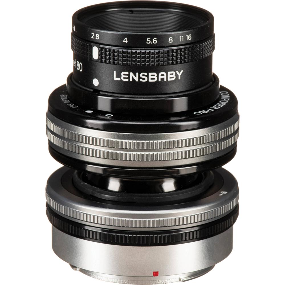 Lensbaby Composer Pro II Sweet 80 Optic 80mm f/2.8 para Canon RF - Lente con Cuerpo Metál