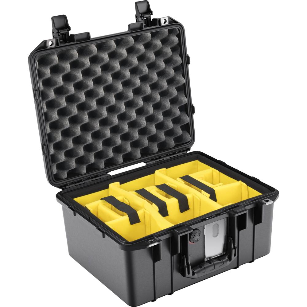 Pelican 1507AirWD Funda Dura con Separador Acolchado - Impermeable, Resistente al Polvo y