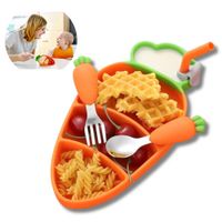 Set De Plato Zanahoria Para Bebés  200010