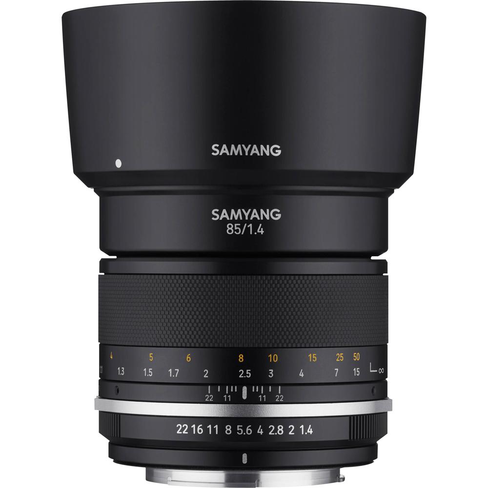 Samyang MF 85mm f/1.4 WS Mk2 Lente para Nikon F - Abertura f/1.4, Elemento Asférico Híbr