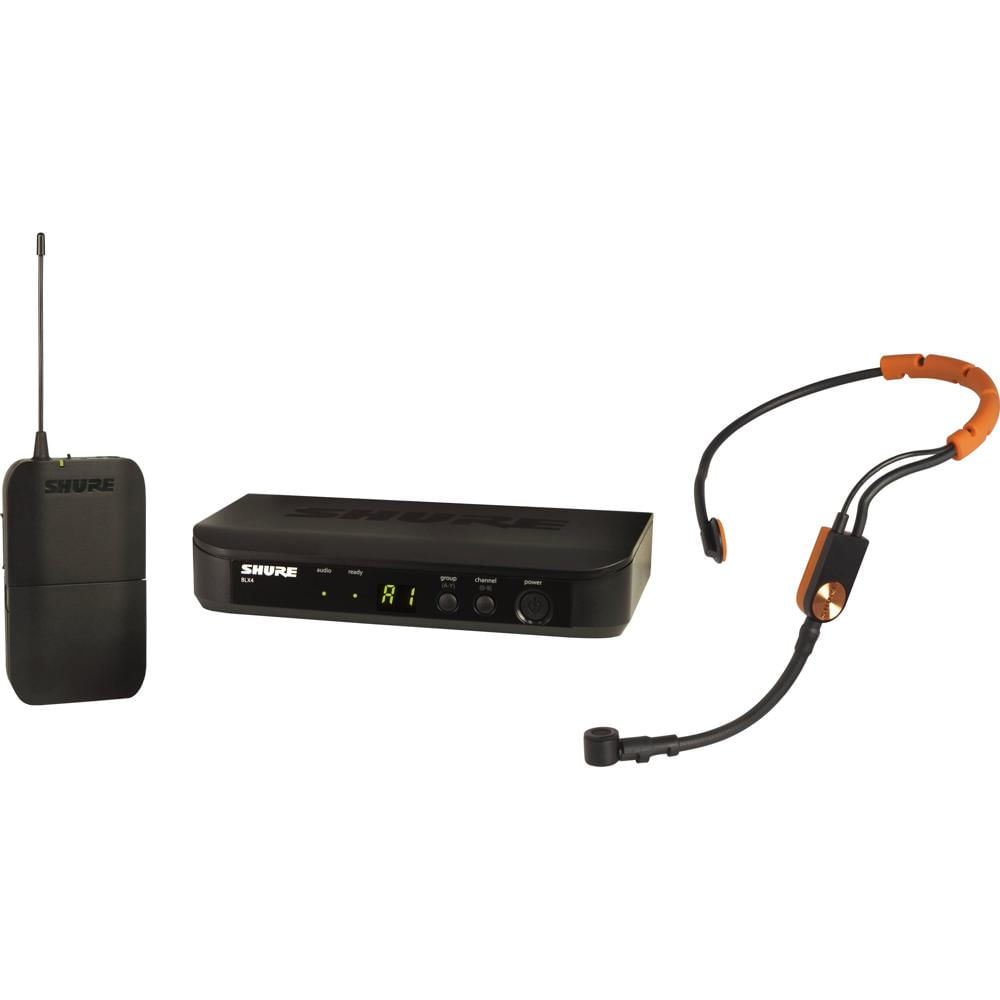 Shure BLX14/SM31 Sistema Inalámbrico de Micrófono Headset Cardioide para Fitness - H11:
