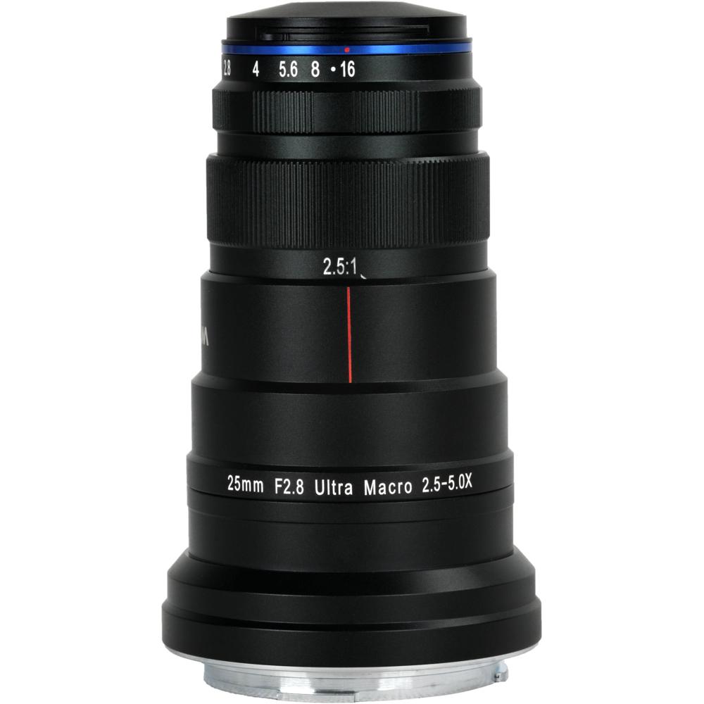 Venus Optics Laowa 25mm f/2.8 2.5-5X Ultra Macro Lens para Canon RF - Lente Macro de Enfoq