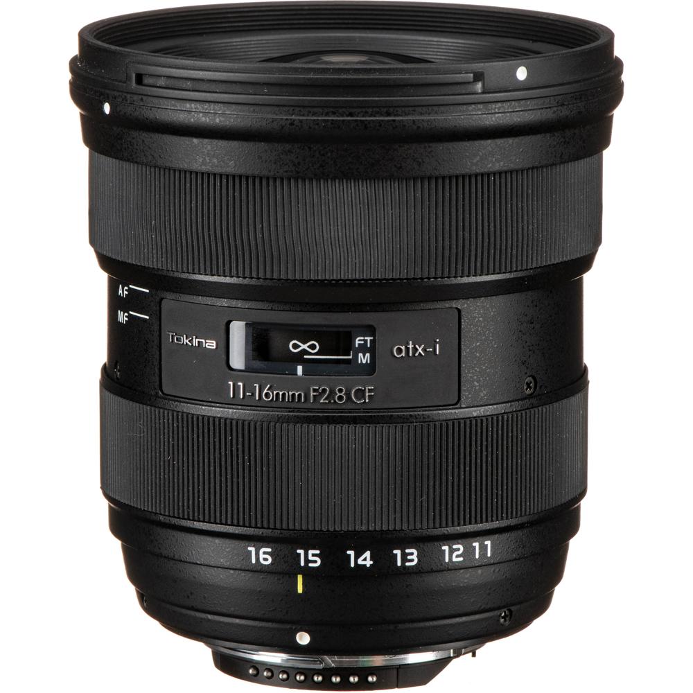 Tokina Lente atx-i 11-16mm f/2.8 CF para Nikon F - Apertura constante f/2.8, 2 elementos a