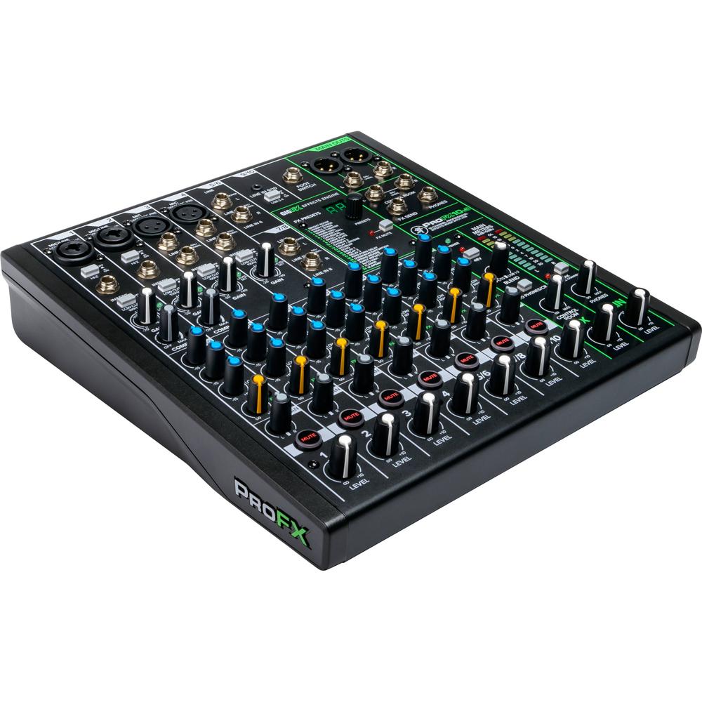 Mackie ProFX10v3 Mezclador de Sonido de 10 Canales con Efectos Integrados y Interfaz USB 2
