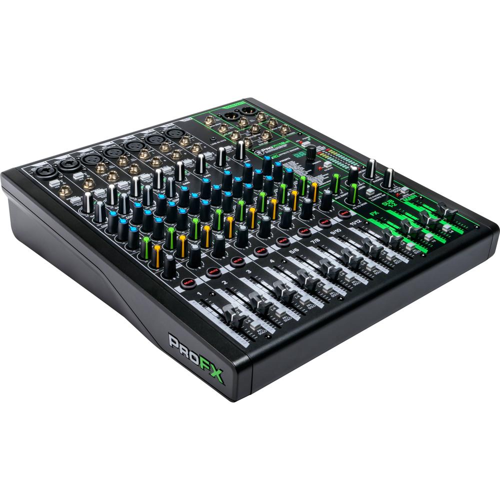Mackie ProFX12v3 Mezclador de Sonido de 12 Canales con Efectos Integrados, 7 Preamplificad