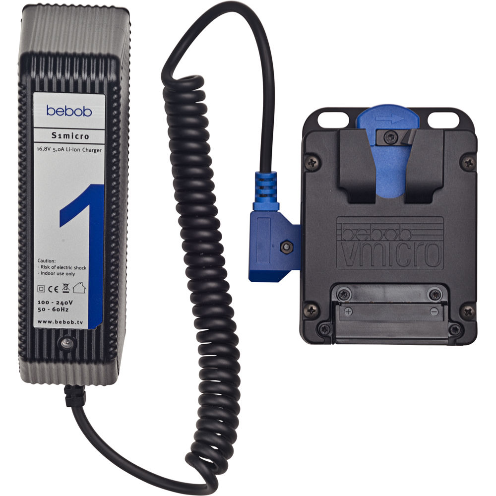 bebob Cargador Rápido de Baterías V-Mount VMicro 2 Canales