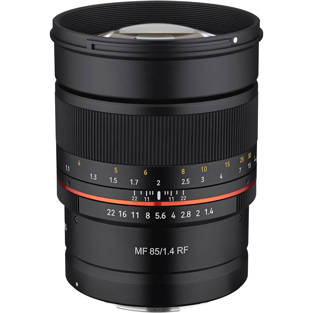 Rokinon 85mm f/1.4 Lente para Canon RF - Abertura f/1.4, Elemento Asférico Híbrido, Cons
