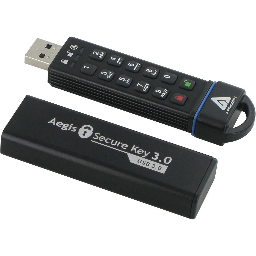 Apricorn Aegis Secure Key 1TB USB-A 3.2 Gen 1 - 256-Bit AES Encryption, IP68 Resistente al