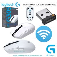 MOUSE LOGITECH G305 LIGTHSPEED WIRELESS WHITE
