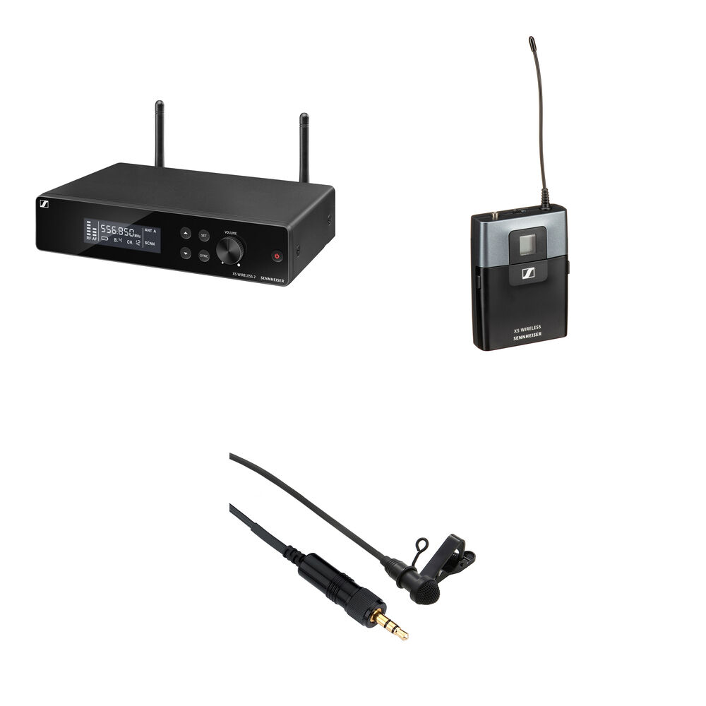 Sennheiser EM-XSW 2 Sistema Inalámbrico de Micrófono Lavalier con Micrófono Omnidirecci