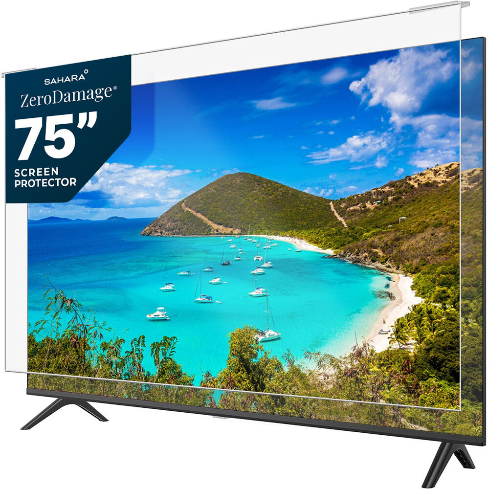 Sahara Case Protector de Pantalla ZeroDamage para TVs de 75"" - Previene Rayones y Manchas