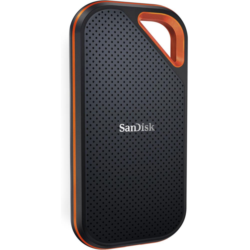 SanDisk SSD portátil Extreme PRO V2 2TB USB 3.2 Gen 2x2, hasta 2000 MB/s, cifrado AES de