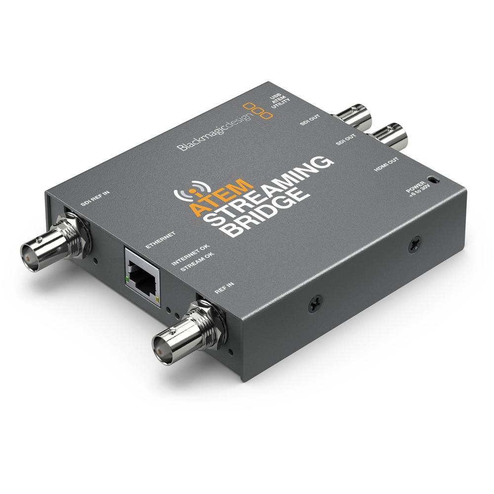 Blackmagic Design ATEM Streaming Bridge - Conversor de Señal IP a SDI y HDMI, 2 Salidas S