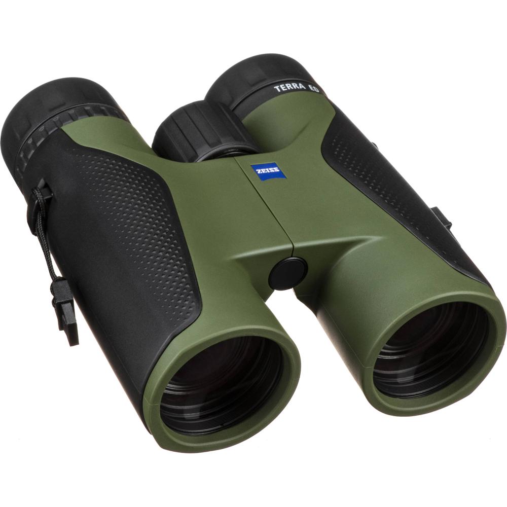 ZEISS Binoculares 10x42 Terra ED Verde - Prismas Schmidt-Pechan, Vidrio SCHOTT ED, Imperme