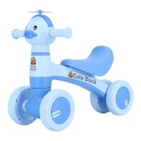Triciclo Para Niños Infantil Música 4 llantas Patito Azul