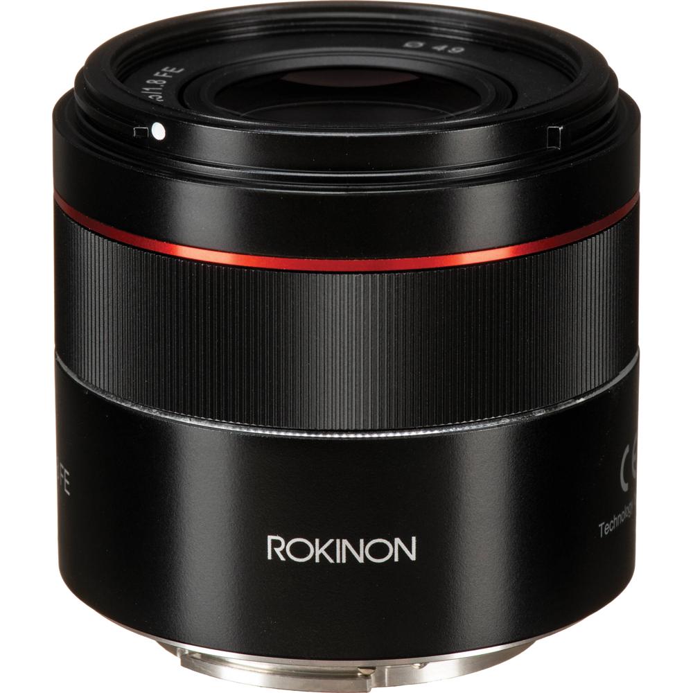 Rokinon AF 45mm f/1.8 FE - Lente E-Mount para Sony Full-Frame, Motor AF Lineal, Diafragma