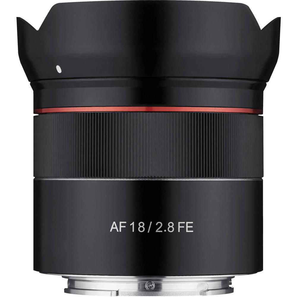 Rokinon AF 18mm f/2.8 FE Lente Ultra Gran Angular para Sony E - Compacta, Ligera, con Moto