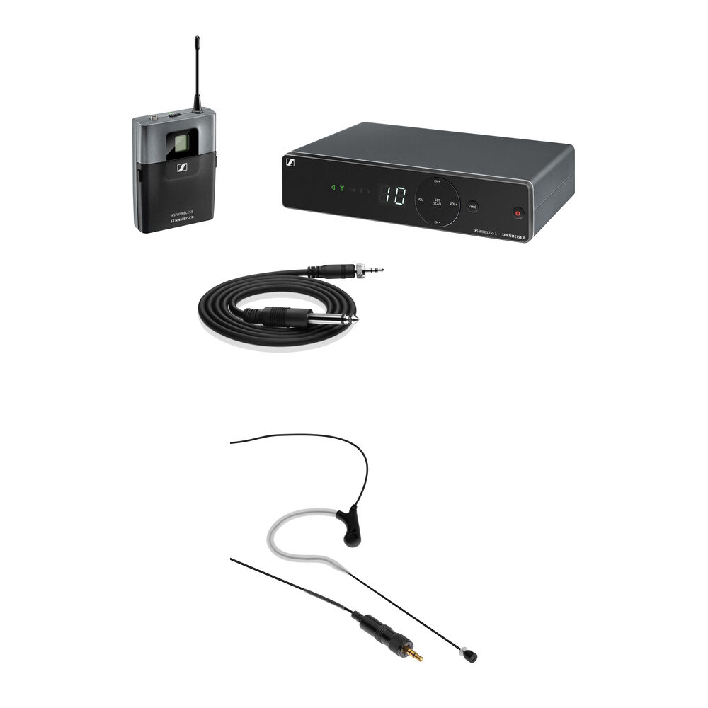 Sennheiser XSW1-CI1 Sistema Inalámbrico de Micrófono de Auricular Omnidireccional con Mi