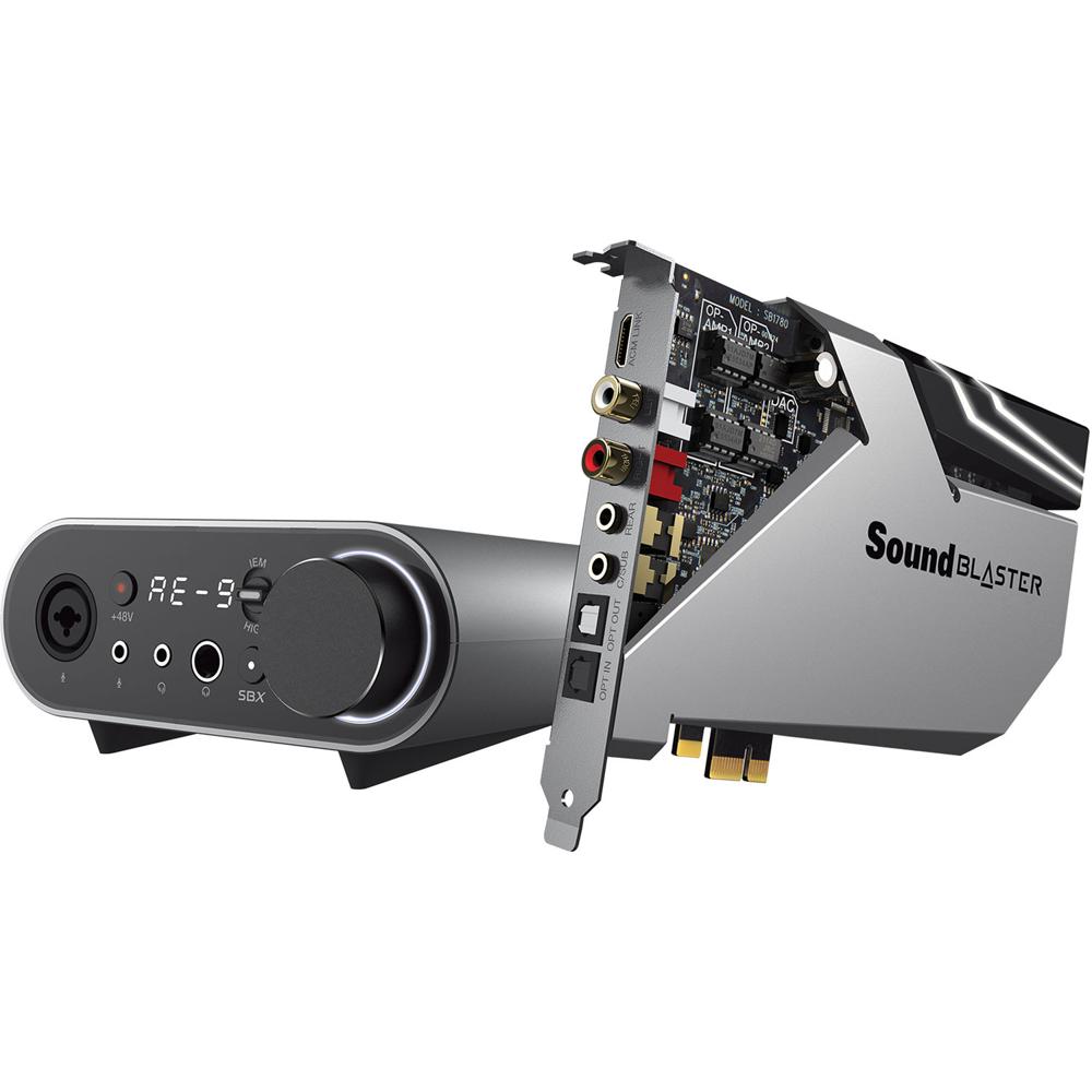 Creative Labs Sound Blaster AE-9 Tarjeta de Sonido PCIe Hi-Res con DAC ESS SABRE-Class 903