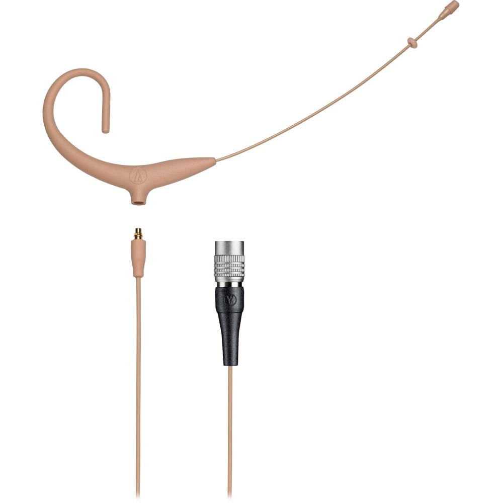 Audio-Technica BP892xCW-TH Micrófono de Cabeza Omnidireccional con Cable Desmontable y Co