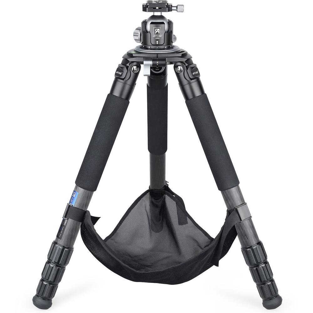 ARTCISE Trípode de Carbono AS90C con Cabezal de Bola y Adaptador de 75mm