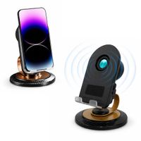 Soporte para Celular 360 con Parlante Integrado Conectividad Inducción Bluetooth 5.3