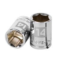 Dado de 14 mm 6 puntas cuadro 3 8pulg Truper 13678