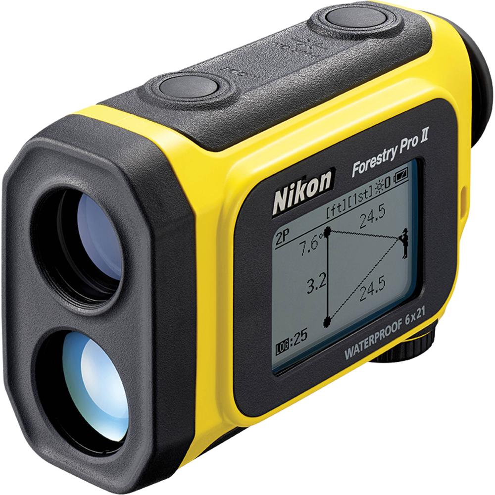 Nikon Forestry Pro II Medidor de Distancia Láser 1750 Yardas, Monocular 6x21, Pantallas L
