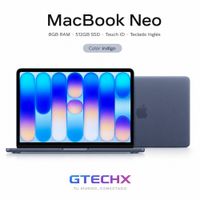 Laptop Apple MacBook Neo Chip A18 Pro 8GB RAM 512GB SSD Teclado Ingles Indigo