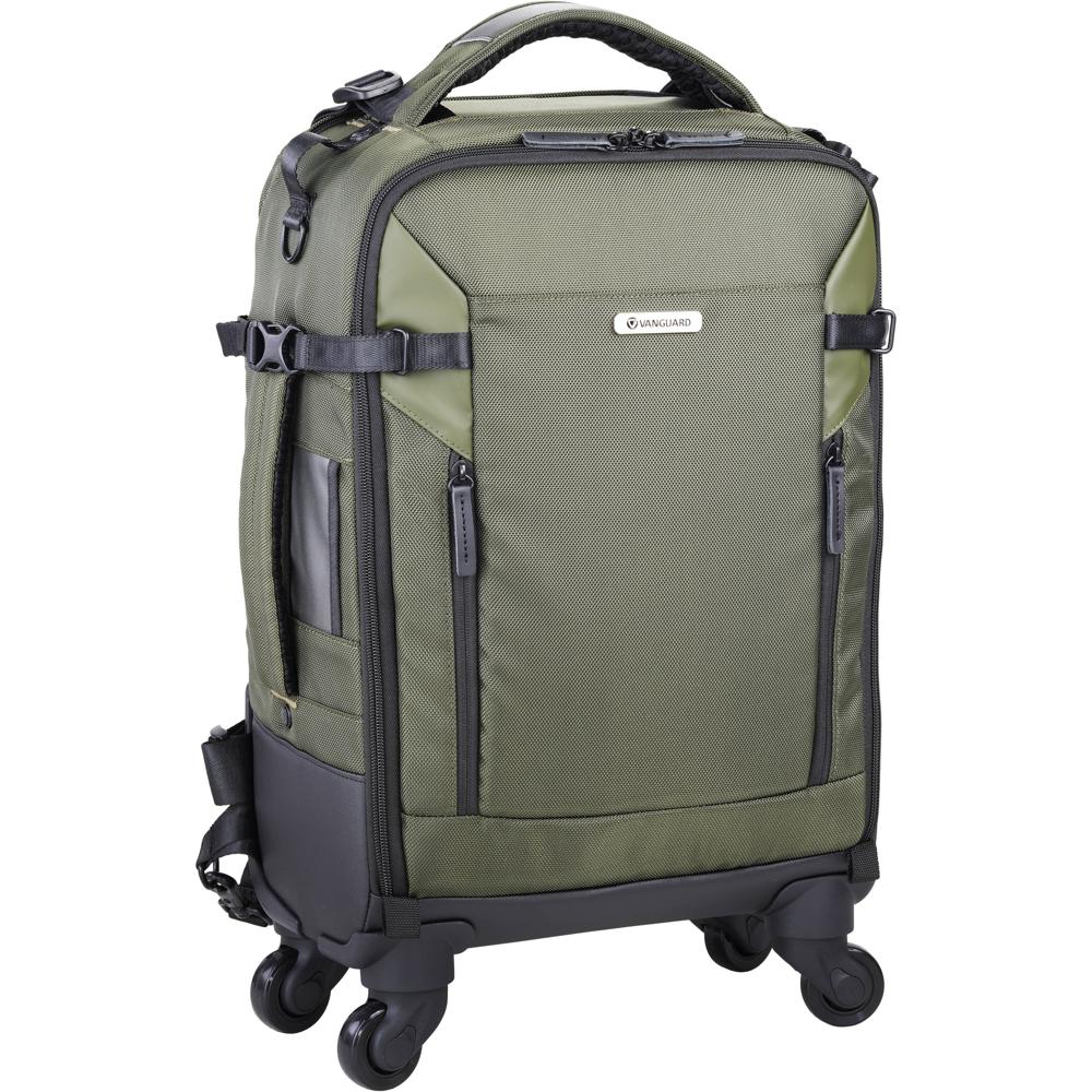 Vanguard VEO SELECT 55T Mochila Trolley Verde - Capacidad para 1-2 DSLRs, 4-5 Lentes, Comp