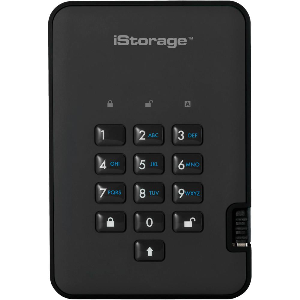iStorage diskAshur2 512GB SSD Portátil Encriptado USB 3.2 Gen 1 - AES-XTS 256-Bit, Veloci